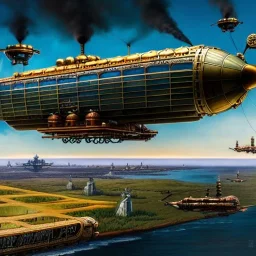 fullbody Drawing of 'sketch of steampunk Airship as in the movie mortal engines(2018)',intricate detail,andrea bonelli,Kilian Eng,Ohrai,evan lee,Aleksandr Sidelnikov,KyuYong Eom,three quarters frontal aerial view,toned colors,32k