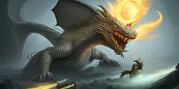 dragon god fighting a dragon god storm