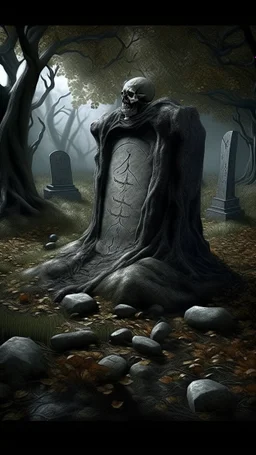 Bosch nightmares paining style Title:a a grave yard stone written on it “Life Is A Bitch” on it a dry dark color trees 8k artistic photography, photorealistic concept art, soft natural volumetric cinematic perfect light, chiaroscuro, award-winning photograph, masterpiece, oil on canvas, Raphael, Caravaggio, Greg Rutkowski, people, beksinski, Giger