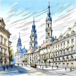 draw Lviv without towers
