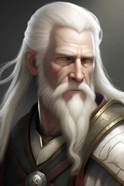 Harald has white hair