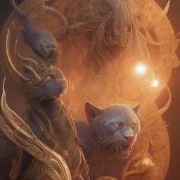 sango fantasy, fantasy magic, intricate, sharp focus, illustration, highly detailed, digital painting, concept art, matte, artgerm and paul lewin and kehinde wiley, masterpiece Asian lady black panther Papu New Guina pyramid black silver space lady space blood moon galaxy