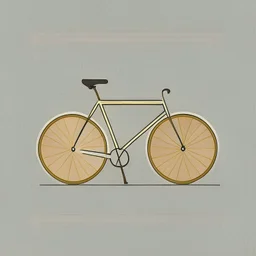 minimalistic bicycle illustration