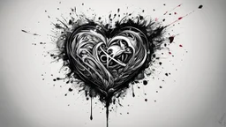 ink design, If you kill love A bullet in the heart or a wound