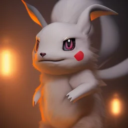 Mystery pokemon,Ambiance dramatique, hyperrealisme, 8k, high quality, lot of details, portrait,