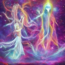 the helpers from beyond the veil, astral realm, cosmic beings of love and light