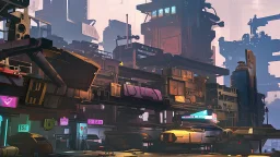 Smuggler City,stylized,4k,