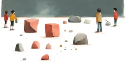 Children Play With 100 Stones, by Oliver Jeffers