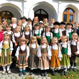 Mittelschule pregarten in österreich mit julian fuchs mit fuchs kostüm