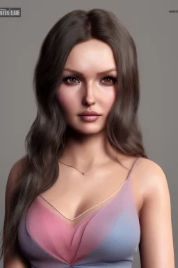 woman Camilla Luddington, busty hitomi tanaka, indian clothes, soft lighting, soft pastel gradients, high definition, 3d icon clay render, blender 3d