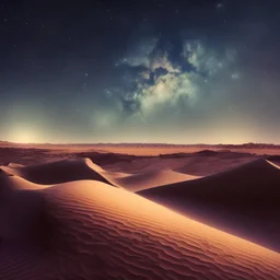 Ein Sternenhimmel in der Wüste