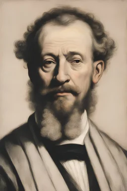 Portrait of a rich modern conservative politician by Rembrandt