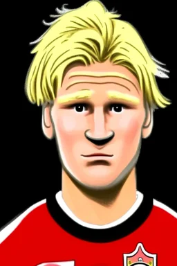 Erling Braut Holland Norwegian football player cartoon 2d