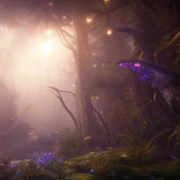 magical creature in a mysterious cosmic backdrop, celestial ambience, soft lighting, unreal engine 5 volumetric lighting, intricate details, realistic style, 8k resolution