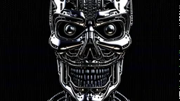 Logo emission radio metal terminator pour page Facebook. 4k full realism, ultra details, lumieres maximum.