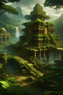 The Lost City of Zephyria make it amazon rainforest vibes