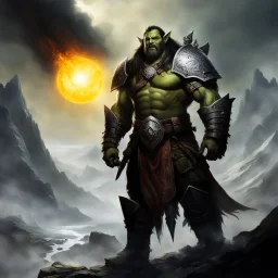 a legend speaks of the Precursor, a figure foretold to be the harbinger of salvation for the Orcs, a race plagued by turmoil and strife. The Precursor emerges as a beacon of hope, calling upon the Orcs to heed the laws of the sky Gods in order to bring an end to the Crisis that has gripped their lands. With a charisma that sparks a fire in the hearts of his followers, the Precursor gathers the despairing Dukes of the great Orc clans for a momentous parley.