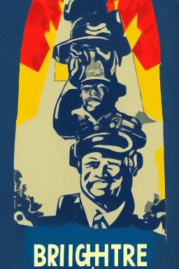 bright future propaganda poster