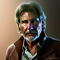 transparent portrait of harrison ford as captain han solo, brown eyes, realistic, rough facial skin, cinematic lighting, photorealistic, volumetric light and shadow, hyper HD, octane render, unreal engine, insanely detailed and intricate, hyper-realistic,