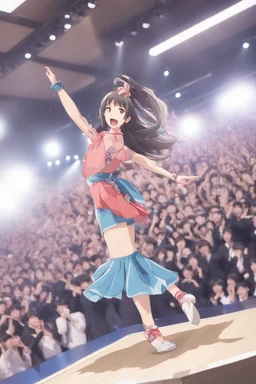 japanese idol dancing on stage