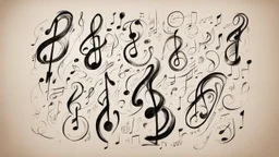 music is language, language is music, notation, treble clef symbol, musicians performing, make a drawing