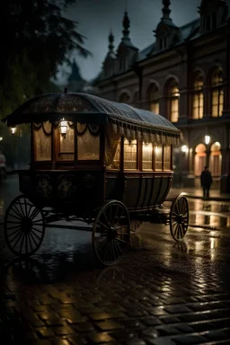 draw a night in a silk carriage in every weather
