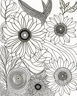 coloring pages: Adult coloring for calmness