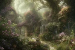 a beautiful secret garden, by jean-baptiste monge