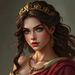 a beautiful woman, Athena, young, pretty, digital art