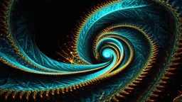 Fractal art. Spiral. Beauty. Magic.