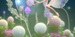 crystal subtle flower in a galactic ambiance beautiful fairy, transparent, delicate colors, in the foreground, full of details, smooth，soft light atmosphere, light effect，vaporwave colorful, concept art, smooth, extremely sharp detail, finely tuned detail, ultra high definition, 8 k, unreal engine 5, ultra sharp focus