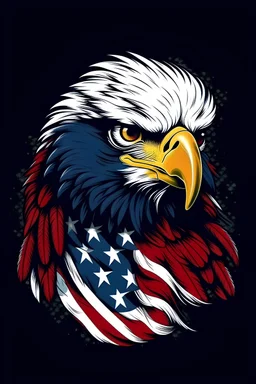 make the eagle AS AMERICAN AS POSSIBLE