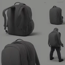 A backpack designed for thieves, with a glowing part