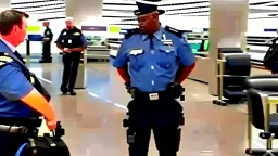 2 security officers deny annoying traveling man from airport lounge