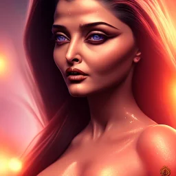 aishwarya rai, hot goddess, by Mahmoud Sai, Cartographic, Closeup-View, 16k, Lumen Global Illumination, Diffraction Grading ,beautiful ,circuitry, cyber punk