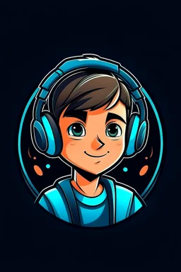 Gaming boy avatar logo design