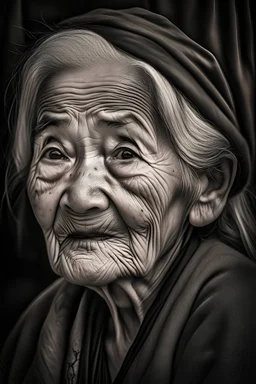 سيدة عجوز
