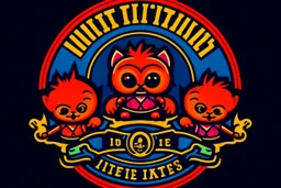 "little monsters" junior league sports team logo