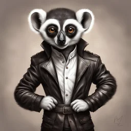 Absolute Modesty in cute lemur art style