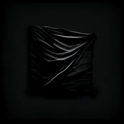 simple rag icon, black background
