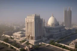 Unique building design for central bank of India. Make it world's tallest building