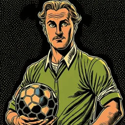 Diego Forlan Football soccer player posing. Squad, ghosts, monsters, Dark detective comic watchmen 1940 vintage. Paranormal.