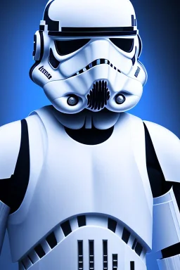 All Black Stormtrooper, wearing high tech mask, white smoke, dark, rage, sorrow, high definition, ultra 8 k, volumetric lighting, blue fire, fog