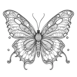 Butterfly coloring book