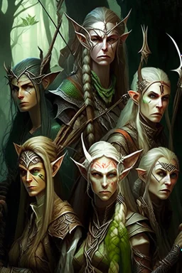 ancient elven clan archer