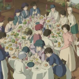 "The Brunch Club" by Hayao Miyazaki