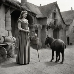 [high res photography by Ray Harryhausen] Joan:A farmer girl from Domremy, a village in medieval France, she was touched by a divine calling at a tender age. The voices of the Lord whispered to her, guiding her to drive out the British soldiers from the sacred lands of France.