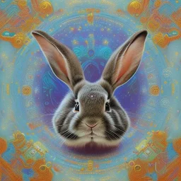 girl rabbit with blue aye, aboriginal, dot painting, indiginous, dot, mud, dream-time, abstract, dots, natural pigment, extremely sharp detail, finely tuned detail, ultra high definition, 8 k, unreal engine 5, ultra sharp focus, art germ and Paul Lewin and Kehinde Wiley