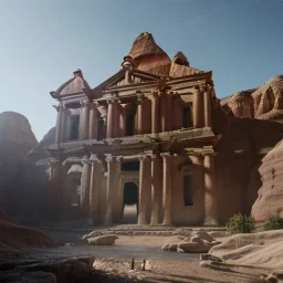 Petra, realistic, hyper detailed, unreal engine 5, octane render