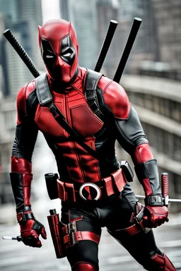 Daredevil / Deadpool hybrid. Photograph.